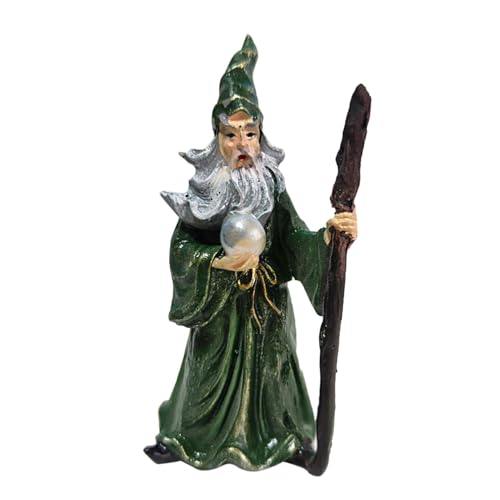 Halloween-Figur – Zauberer- Und Hexenornamente | Halloween-Ornamente Tischdekoration | Halloween Miniaturen Requisiten | Desktop-Ornament Für Halloween-Themenpartys, Halloween-Dekoration Für Den Innen von Generisch