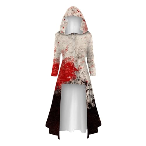 Halloween Kostüm Knöchellänge Schnüren Halloween Kleider Damen Geister Elegant Petticoat Faltenrock Viktorianische Korsett Damen Halloween Maskerade Long Dress Cosplay Kostüm Schwarz M von Generisch