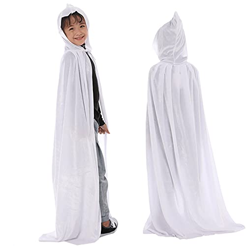 Halloween Mentel Cosplay Party Mantel Baby Kinder Kostüm Mantel & Jacke Stille Meiner Worte (White, 11-14 Years) von Generisch
