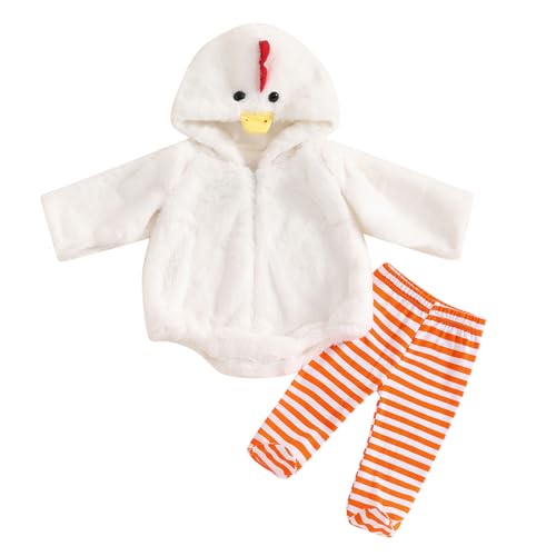 Halloween Set - Warm Süßes Cosplay Baby-Kostüm Küken Plüsch Kleine für Kleinkinder mit Jumpsuit, Bequeme Lustiges Küken Kostüm für Halloween-Verkleidungsparty, Märchenshow und Karneval Halloween Set - Warm Süßes Cosplay Baby-Kostüm Küken Plüsch Kleine für Kleinkinder mit Jumpsuit, Bequeme Lustiges Küken Kostüm für Halloween-Verkleidungsparty, Märchenshow und Karneval von Generisch