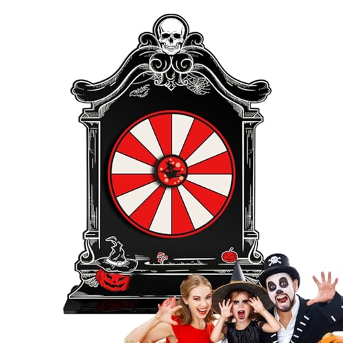 Halloween-Spinnerrad,Halloween-Spinner-Preisrad | Brettspiel Fortune Wheel Partyspiel Spinner,Lustiges Halloween-Spinner-Preisrad-Spiel für Familientreffen, Halloween-Themenspiele von Generisch