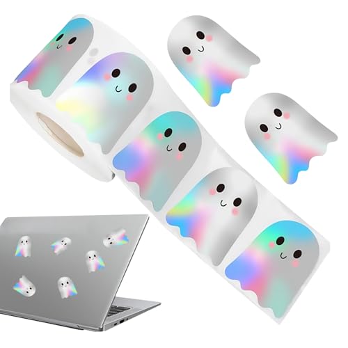 Halloween Sticker Set, niedliche Ghost -Design wasserdichte Abziehbilder | Wandtür Fensterbeutel Flaschenkartendekorationen für Home Party Dekoration Waren, für Klassenzimmerhandwerk, für Kinder und E Halloween Sticker Set, niedliche Ghost -Design wasserdichte Abziehbilder | Wandtür Fensterbeutel Flaschenkartendekorationen für Home Party Dekoration Waren, für Klassenzimmerhandwerk, für Kinder und E von Generisch