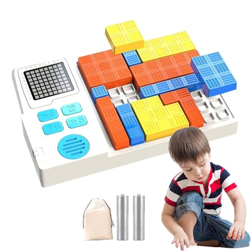 Hand-Schiebepuzzles, Denksport-Schiebepuzzles | Tragbare Reise-Puzzlespiele für Kinder,Slide Puzzle Game Travel Fidget Toys mit Karten für Strumpffüller, Familienabend von Generisch