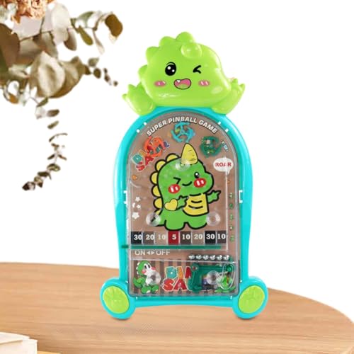 Handheld Pinball Game, Dinosaur Pinball Game Machine, Creative Pinball Game Toy, Educational Handheld Small Pinball Game Machine for Children, Pinball Game for Kids' Motor Skills von Generisch