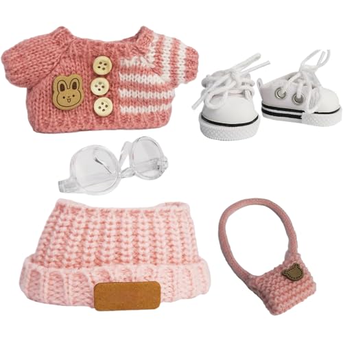 Handmade Doll Clothes and Accessories Set, Adorable Doll Display Costume, Fashion Toy Dress-Up Outfit for Girls Boys Kids Collectors, Pretend Play Imaginative Displays Decoration, 5.91x6.69inches Handmade Doll Clothes and Accessories Set, Adorable Doll Display Costume, Fashion Toy Dress-Up Outfit for Girls Boys Kids Collectors, Pretend Play Imaginative Displays Decoration, 5.91x6.69inches von Generisch