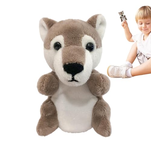 Handpuppen -Plüsch -Tierspielzeug, Tierhandpuppen - Stofftiere Spielzeug Plüschpuppen,Pädagogisches Spielen Puppen waschbares Design für Kinder Mädchen von Generisch