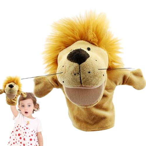 Handpuppen für Kinder,weiche Tierpuppen - Rollenspiel-Spielzeugpuppen,Maschinenwaschbare, Bezaubernde, kreative, interaktive Handpuppen mit offenem, beweglichem Mund für fantasievolles Rollenspiel von Generisch