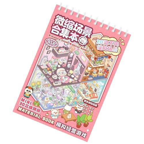 Hausszenenaufkleber - kreativer Wandaufkleber, ästhetischer Laptop -Aufkleber | Abnehmbarer Miniatur -Kunstaufkleber, Cartoon -Szenenaufkleber, Home Decoration Sticker, Cute Planer Sticker für Journal Hausszenenaufkleber - kreativer Wandaufkleber, ästhetischer Laptop -Aufkleber | Abnehmbarer Miniatur -Kunstaufkleber, Cartoon -Szenenaufkleber, Home Decoration Sticker, Cute Planer Sticker für Journal von Generisch