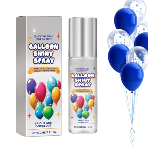 Hochglanz Ballon Spray - Ballon Politur Spray 60ml,Glanznebel Für Dekorationsballons Bei Feiern Feste Partys Hochzeiten Zuhause Hochglanz Ballon Spray - Ballon Politur Spray 60ml,Glanznebel Für Dekorationsballons Bei Feiern Feste Partys Hochzeiten Zuhause von Generisch
