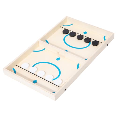 Hockey Family Brettspiel - Sling Puck Spiel | Holz Winner Brettspiele | Winner Puck | Hockey Spielspielzeug, Party Gewinner | Tischspiele Für Kinder, Kleinkinder, Familie Hockey Family Brettspiel - Sling Puck Spiel | Holz Winner Brettspiele | Winner Puck | Hockey Spielspielzeug, Party Gewinner | Tischspiele Für Kinder, Kleinkinder, Familie von Generisch