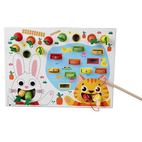 Holz Angelspiel Karotten Pflück Spielzeug,Holz Angelspiel Möhren Ernte Spielzeug | Sinnes Puzzle zum Farbensortieren für Vorschulkinder als Geschenkfüller für Geburtstage und Holz Angelspiel Karotten Pflück Spielzeug,Holz Angelspiel Möhren Ernte Spielzeug | Sinnes Puzzle zum Farbensortieren für Vorschulkinder als Geschenkfüller für Geburtstage und von Generisch