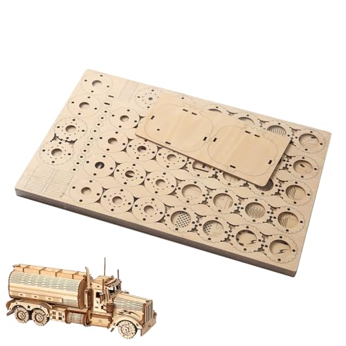 Holz Handwerk Puzzle Modell Bausatz - Tanker Montage Modell Set | Interaktives Eltern-Kind Montagespielzeug Für Kinder Holz Handwerk Puzzle Modell Bausatz - Tanker Montage Modell Set | Interaktives Eltern-Kind Montagespielzeug Für Kinder von Generisch