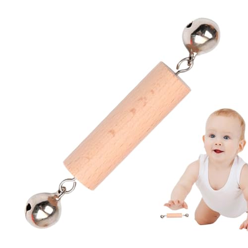 Holzrassel für Babys - Ineinandergreifende Scheiben Babyspielzeug aus für Trainingsgriff, Baby Neugeborenes Spielzeug für und Mädchen Geschenke von Generisch