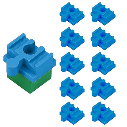 Holzschienenverbinder | 10-teiliges Zubehör für Holzeisenbahn | Pädagogisches Verbindungszubehör für Kinder ab 3 Jahren | Spielzimmer Klassenzimmer Indoor-Spiel Kindergarten Schlafzimmer Holzschienenverbinder | 10-teiliges Zubehör für Holzeisenbahn | Pädagogisches Verbindungszubehör für Kinder ab 3 Jahren | Spielzimmer Klassenzimmer Indoor-Spiel Kindergarten Schlafzimmer von Generisch