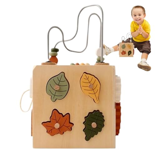 Holzschnürung Perlen, Schnürung Perlenspielzeug, Bildungslernspiel-Sortierblöcke Für 1-3 Eine Perlenschiene Und FormpaänderischeJungen Mädchen Home-Classroom Daycare Travel Family Tischspiel Vorschule Holzschnürung Perlen, Schnürung Perlenspielzeug, Bildungslernspiel-Sortierblöcke Für 1-3 Eine Perlenschiene Und FormpaänderischeJungen Mädchen Home-Classroom Daycare Travel Family Tischspiel Vorschule von Generisch