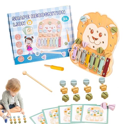 Holzspielzeug - Musik-Xylophon Holzspielzeug Pädagogisches Lernspielzeug - Sinnesentwicklungsspiel zur Feinmotorik & Vorschullernen Holzspielzeug - Musik-Xylophon Holzspielzeug Pädagogisches Lernspielzeug - Sinnesentwicklungsspiel zur Feinmotorik & Vorschullernen von Generisch