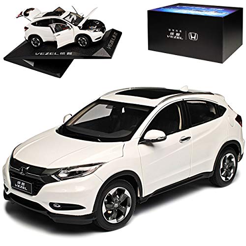 Hon-da HR-V Vezel SUV Weiss 2. Generation Ab 2015 1/18 PA*u*d*i Modell Auto von Generisch