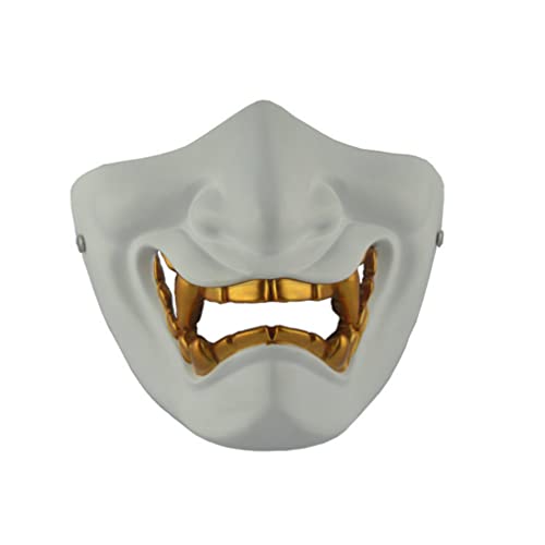Horror Prajna Maske Harz Halbgesichtsabdeckung Halloween Cosplay Prop Horror Prajna Maske Harz Halbgesichtsabdeckung Halloween Cosplay Prop von Generisch