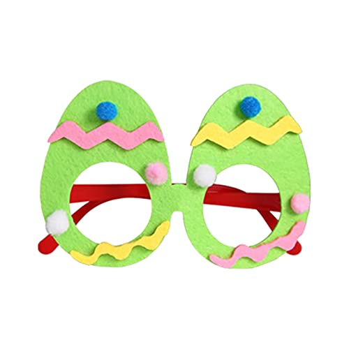 Hübsche Osterdeko Für Tür Fenster Hase Osterparty Brille Küken, Hase Brille Baby Fotoshooting Accessoires (red a, One Size) von Generisch