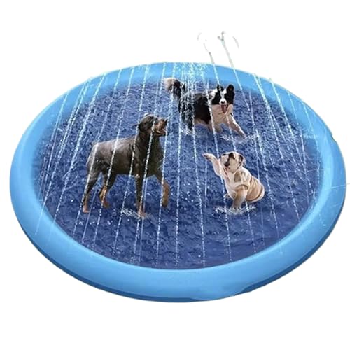 Hunde Planschbecken - rutschfeste Spielmatte Mit Fontäne Für Garten - Sommer Outdoor Spielzeug Für Kinder Haustiere Gemeinschaftsfeste Geburtstagsfeiern Familienpicknicks Park Spielplätze Hunde Planschbecken - rutschfeste Spielmatte Mit Fontäne Für Garten - Sommer Outdoor Spielzeug Für Kinder Haustiere Gemeinschaftsfeste Geburtstagsfeiern Familienpicknicks Park Spielplätze von Generisch