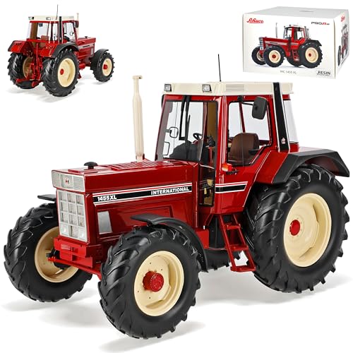 IHC International 1455 XL Rot Traktor 1981-1996 1/18 Schuco Modell Auto Modell Auto von Generisch