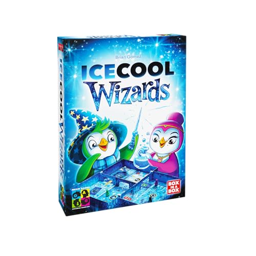 Generisch Ice Cool Wizards Brettspiel – Magisches Geschicklichkeitsspiel für die ganze Familie mit Zauberpinguinen | DE/EN/FR/PL von Generisch