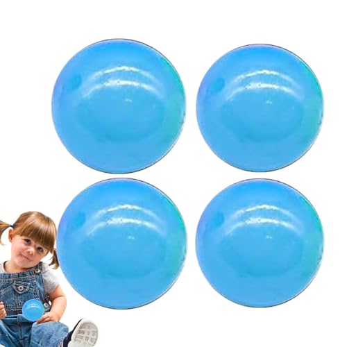 Im Dunkeln Leuchtende Klebebälle,Glorbs Klebebälle An Die Wand Werfen, Glorbs Bälle,Sensory Klebrige Leuchtbälle, Superweiche Klebrige Leuchtbälle,Farbenfrohes Zappelspielzeug Sensorisches Spielzeug von Generisch