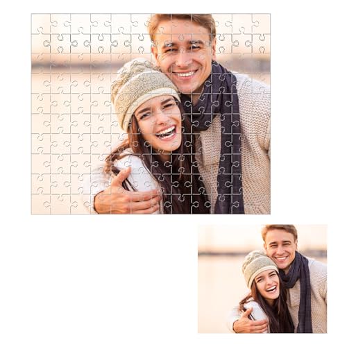 Individuelles Puzzle mit personalisiertem Foto – Familientreffen-Puzzle. Erstellen Sie Ihr eigenes Puzzle aus einem Bild, 120/500/1000 Teile für Erwachsene und Kinder von Generisch