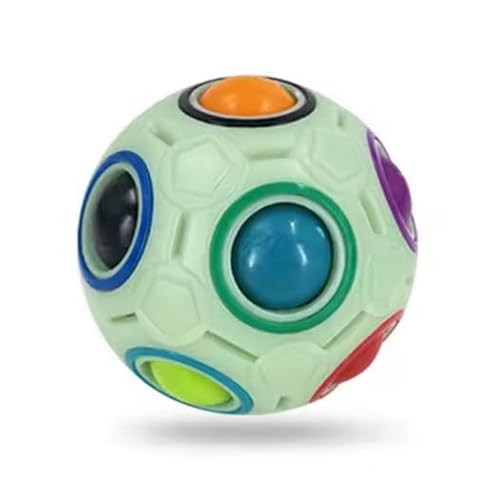 Infinity-Ball - Regenbogenball - Anti Stress Ball - Stressspielzeug Geschicklichkeitsspiel für jung und alt, Erwachsene oder Kinder in grün von Generisch