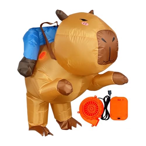 Inflatable Costume | Halloween Inflatable Capybara Suit - Festival Cosplay Dress Up & Pretend Play For Children Boys Birthday Party Masquerade Parades Gatherings Holiday Inflatable Costume | Halloween Inflatable Capybara Suit - Festival Cosplay Dress Up & Pretend Play For Children Boys Birthday Party Masquerade Parades Gatherings Holiday von Generisch