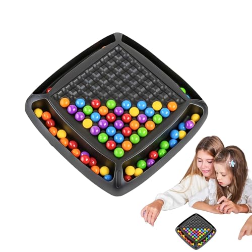 Intellektuelles Schachbrett, Intellectual Chessboard Duel,Rainbow Ball Elimination Gesellschaftsspiele, Familienspiel Und Strategiespiel Für Kinder, Tischspiel Mit Buntkugeln von Generisch