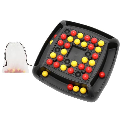 Intellektuelles Schachbrett, Regenbogen Brettspiel, Regenbogen Perlen Eliminierungs Spiel, Farbenfrohes Ball Matching Desktop Spiel, Regenbogen Puzzle Schach Spiel, Tisch Strategie Spiel von Generisch