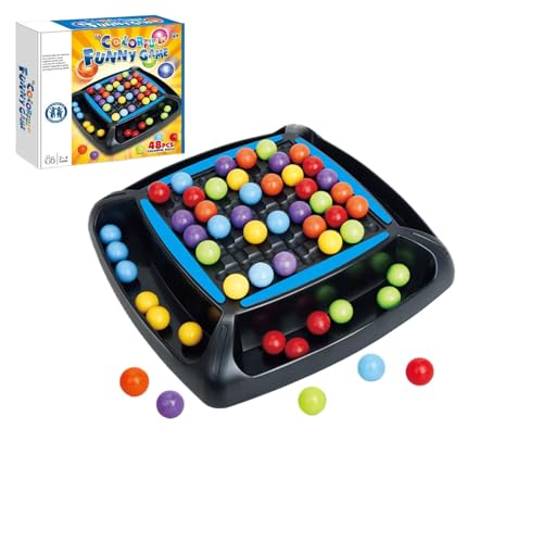 Intellektuelles Schachbrett | Duals Duell Brettspiel Schach | Lustige Tabletop-Spiele | Tragbare Strategie-Familienspiele interaktives Schachbrett | Regenbogen-Puzzle-Schachspiel für Kinder Erwachsene von Generisch