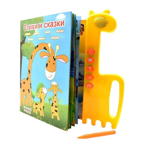 Interaktive Soundbücher - Russisches Sprachlernbuch Für Kinder, Sprechendes Märchenbuch | Lernwerkzeug Für , Leseübungen, Viagg Aktivitätsspielzeug Interaktive Soundbücher - Russisches Sprachlernbuch Für Kinder, Sprechendes Märchenbuch | Lernwerkzeug Für , Leseübungen, Viagg Aktivitätsspielzeug von Generisch