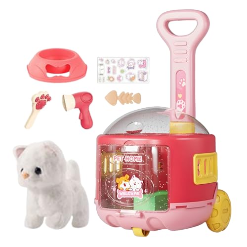 Interaktives Spielzeug,Laufendes & Sprechendes Tier Interaktiv | Kuscheltiere Für Rollenspiele Kleinkinder Kinder Geburtstag Mädchen Interaktives Spielzeug,Laufendes & Sprechendes Tier Interaktiv | Kuscheltiere Für Rollenspiele Kleinkinder Kinder Geburtstag Mädchen von Generisch