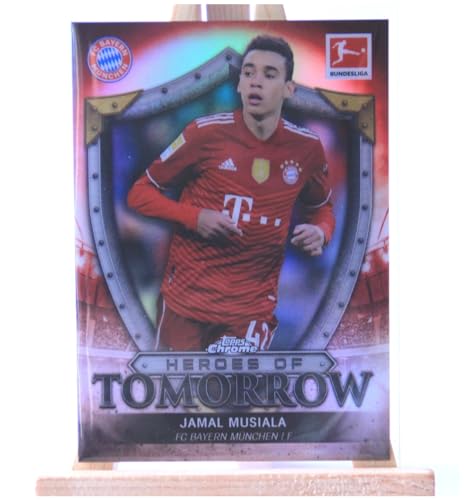 Jamal Musiala Helden von Morgen Bayern München Holo Fußball Sammelkarte Topps Chrome von Generisch