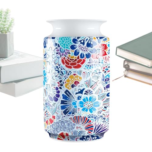 Jigsaws Blumenvase – Puzzle-Blumenvase, Dekorative Puzzle-Vase | Einzigartige Puzzle-Vase, Dekoratives Puzzle-Wohndekor, Puzzle-Spielzeug, Ästhetische Vase | Pflanzgefäß-Vasen-Puzzle-Spielzeug Für Jun von Generisch