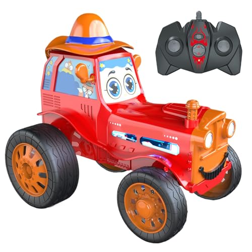 Jumping Car Toy, Safe Car Toys, Car Toy with Lights, Rc Car Play, Flexible Hobby Car, Jumping Car with Music, Battery-Powered Car Toy, Long Lasting Car Battery, Rc Car for Kids von Generisch