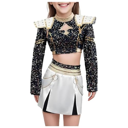K-KPop D-Demon H-Hunters Kostüm für Mädchen Kinder, Pop -Sänger Idol Stage Rollenspiel Stufe Halloween Cosplay Dress up Uniform Komplettes Set Halloween Party Karneval Outfits für Frauen Idol Group K-KPop D-Demon H-Hunters Kostüm für Mädchen Kinder, Pop -Sänger Idol Stage Rollenspiel Stufe Halloween Cosplay Dress up Uniform Komplettes Set Halloween Party Karneval Outfits für Frauen Idol Group von Generisch