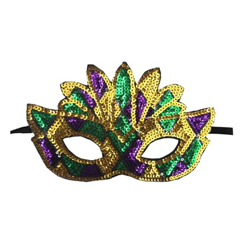 Karneval Exquisite Glitzer Madi Gras Kostüm Zubehör Venezianische Party Masken Maskerade Ball Maske Maskerade Ball Masken Outfit 2025 Karneval Outfit Dekorationen Maskerade Maske von Generisch