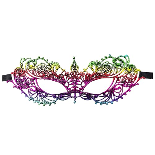 Karneval Fasching Gas Outfis Exquisite Party Venezianische Spitze Ball Maskerade Kostüm Zubehör Kopfbedeckung Kostüme Maske Maskerade Maske 2025 Karneval Gesichtsmaske Stirnbänder Outfit Masken von Generisch