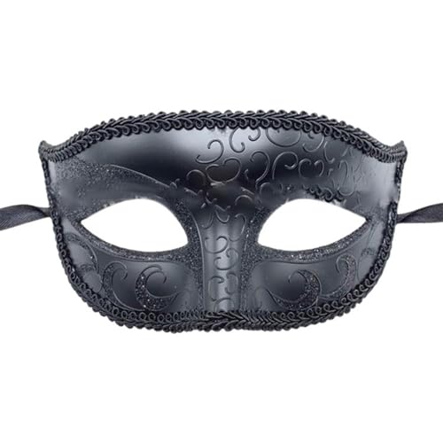 Karneval Karneval Maske Maskerade Ball Kostüm Party Kostüme Zubehör Masken Kopfbedeckung 2025 Venezianische Retro Karneval Outfit Maskerade Kostüme Dekorationen Stirnbänder Ball Maske von Generisch