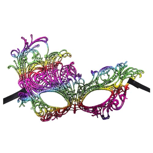 Karneval Party Venezianische Karneval Maske Dekorationen Zubehör Exquisite Spitze Maskerade Ball Maske Masken Ball Kostüm Kostüme 2025 Karneval Kostüme für Frauen Karneval Masken von Generisch