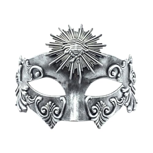 Karneval Venezianischer Gladiator Karneval Gesichtsmaske Dekorationen Retro Maskerade Ball Masken Party Maskerade Ball Maske Outfit 2025 Karneval Dekor Zubehör Maskerade Maske Kostüme von Generisch