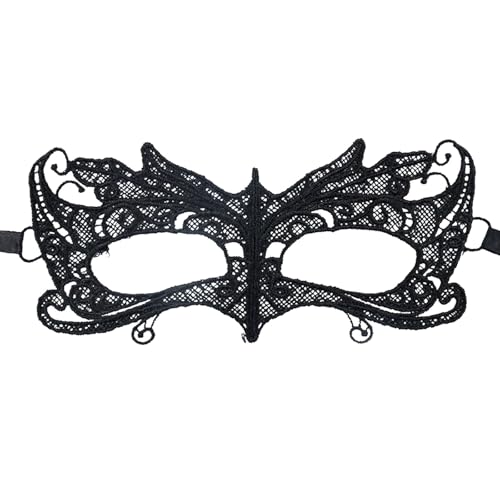 Karnevalsparty Mardi Gras Spitze venezianische Ball Maskerade Maske Ball Dekorationen Kopfbedeckung Outfit Masken Ball Party Maske 2025 Karneval Outfit für Frauen Stirnbänder Kostüme Ballmaske von Generisch