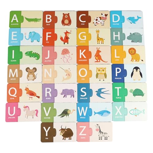 Karten Zuordnungsspiel - Lernkarten Zuordnungsspiel Buchstaben für Kinder - Logisches Denken Und Zählen Lernspielzeug Für Und Mädchen Im - Vorschulalter Von 1,5–6 Karten Zuordnungsspiel - Lernkarten Zuordnungsspiel Buchstaben für Kinder - Logisches Denken Und Zählen Lernspielzeug Für Und Mädchen Im - Vorschulalter Von 1,5–6 von Generisch