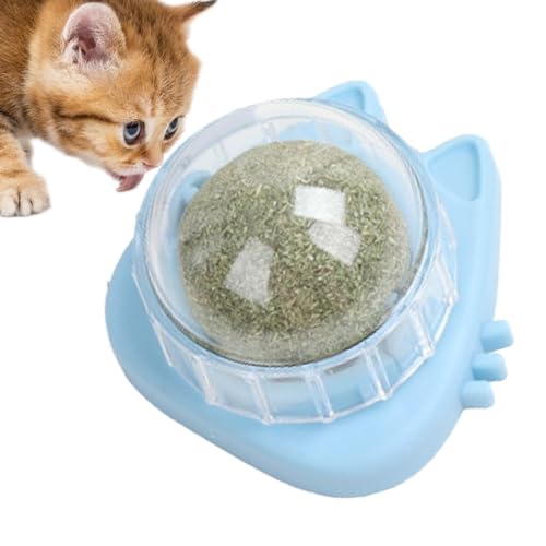 Katzenminze Wandspielzeug, Wall Catnip Roller zum Lecken von Katzen, Interaktives Katzen-Leck-Kau-Spielzeug für den Innenbereich, Katzenspielzeug, Katzenwand-Leckereien für die Reinigung der Katzenzäh von Generisch