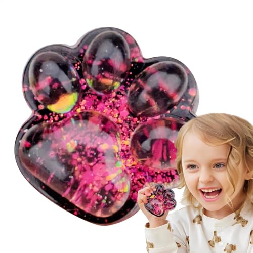 Katzenpfoten Squishiess Spielzeug, 76CM Katzenpfoten Taba Squishy Quetschspielzeug, Funkelndes Transparentes Stressabbau Katzenpfoten Fidget Spielzeug, für Kinder und Erwachsene von Generisch