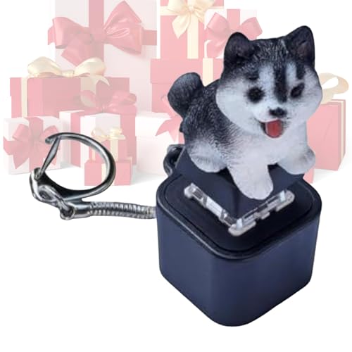 Keyboard Fidget | Stress Relief Clicker | Portable Cat Meow Dog Bark Sound LED Lights | Finger Keyring for Adults Boy Girl Family Travel Backpack Offices School Keyboard Fidget | Stress Relief Clicker | Portable Cat Meow Dog Bark Sound LED Lights | Finger Keyring for Adults Boy Girl Family Travel Backpack Offices School von Generisch
