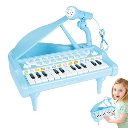 Keyboard Music Toy, 24 Key Music Toy Keyboard, Toy Keyboard with Microphone, Early Development Musical Toy for Beginners, Fun Educational Toy for Boys and Girls Ages 3-6 von Generisch